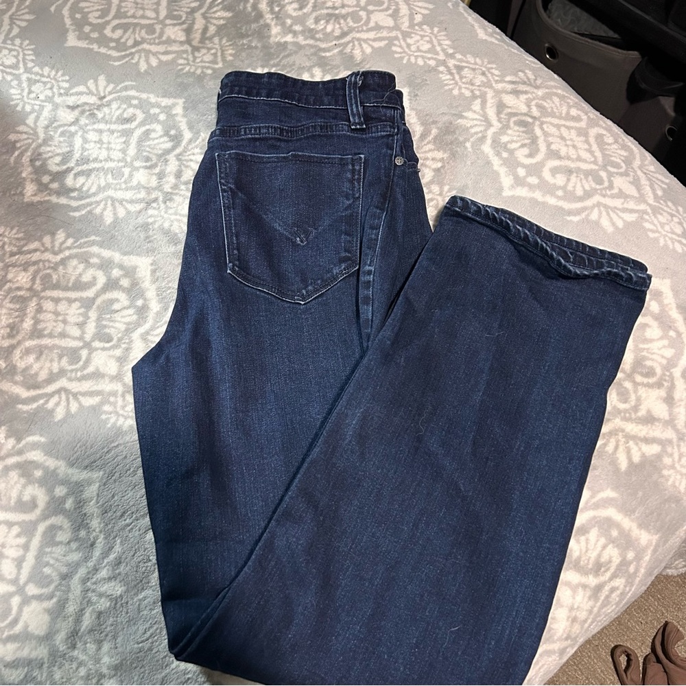 Hudson Jeans Women's Straight-Leg in Dark Indigo Blue
